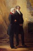 Franz Xaver Winterhalter Arthur Wellesley, 1st Duke of Wellington with Sir Robert Peel oil painting picture wholesale
